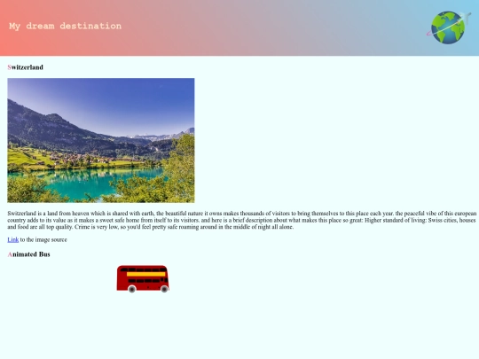 Lab9/travel screenshot