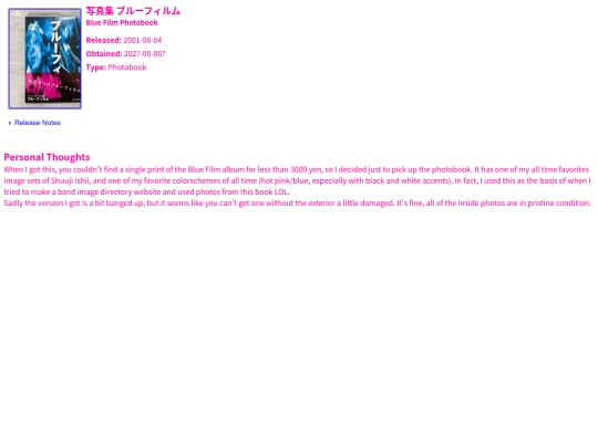 About/Collections/VisualKei/caligari/Other_BlueFilmPhotobook screenshot