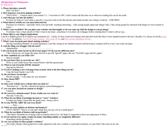 About/WebmasterQs screenshot