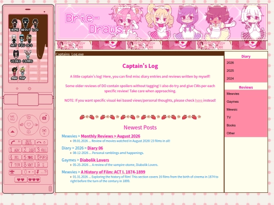 CaptainsLog/Index screenshot