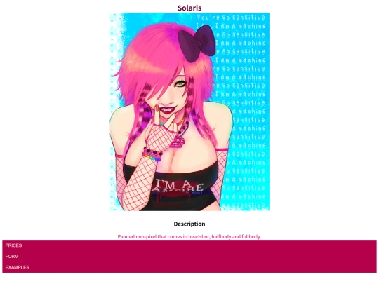 Comms/Pages/NonPix_Solaris screenshot