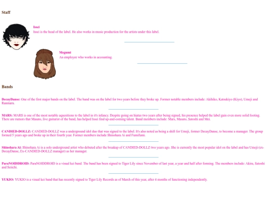 OCs/18782/BandsEct/TigerLily/Members screenshot