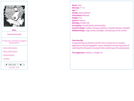 OCs/18782/Characters/Mars/Index screenshot