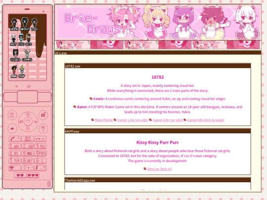 OCs/Index screenshot