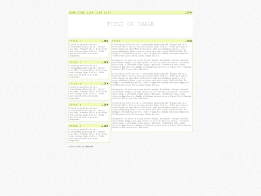 Newlayout screenshot