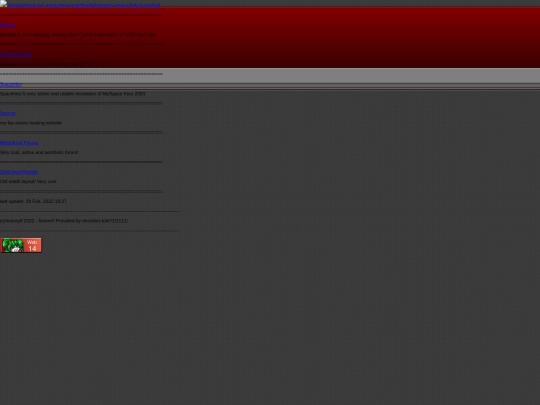 links screenshot