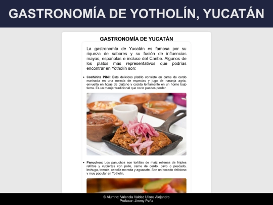 AJAX/gastronomia screenshot