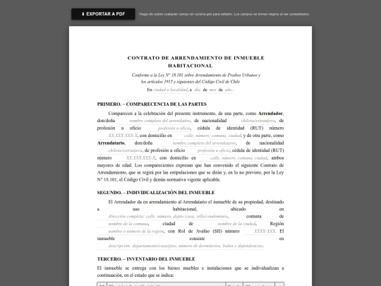 Contrato2 screenshot