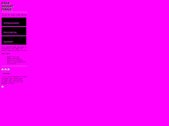 art/menu screenshot