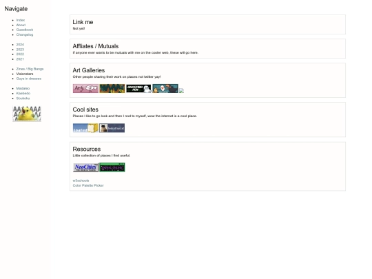 links screenshot