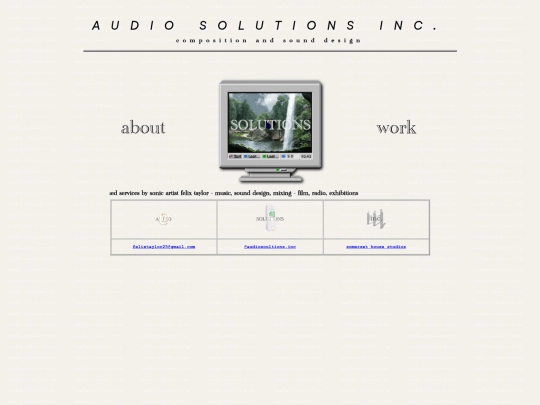 audiosolutions/home screenshot