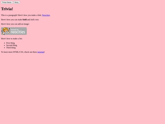 trivia screenshot