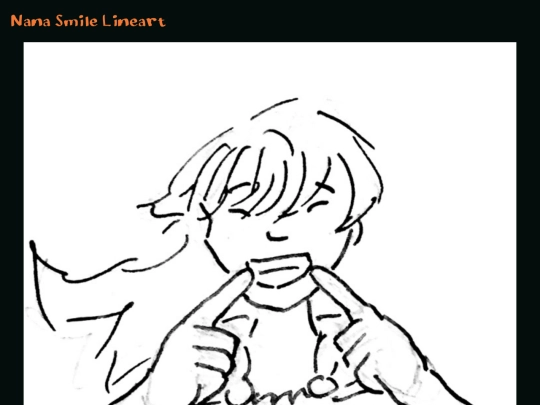 nanasmilelineart screenshot