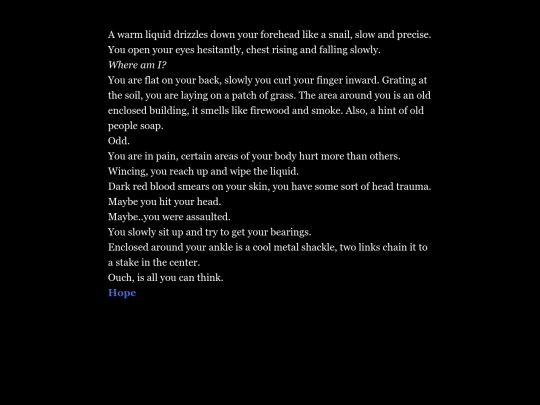 The box in the woods screenshot