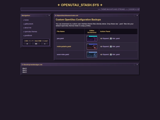 themes screenshot