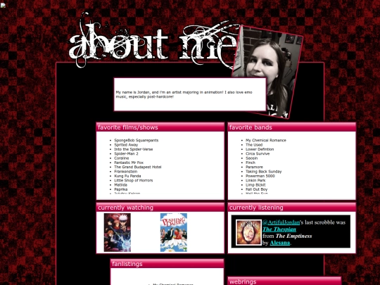 aboutme screenshot