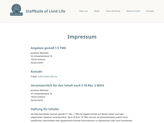 impressum screenshot