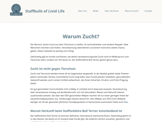 warum-zucht screenshot