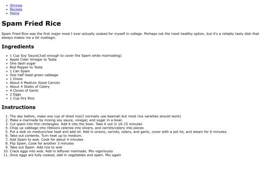 Recipes/spam_fried_rice screenshot