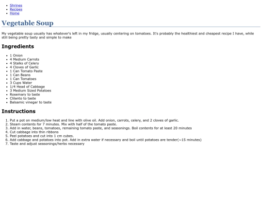 Recipes/vegetable_soup screenshot