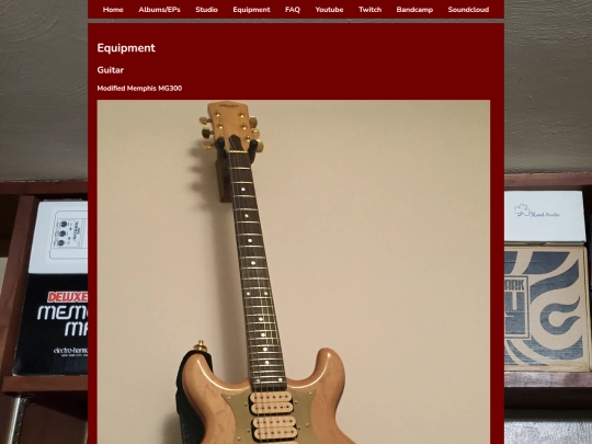 Equipment screenshot
