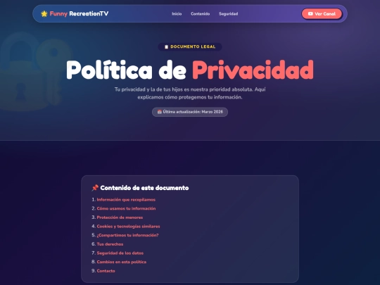 Funny RTV/privacidad screenshot