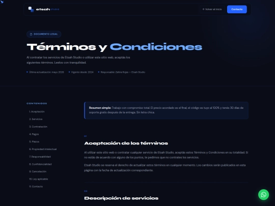 terminos screenshot