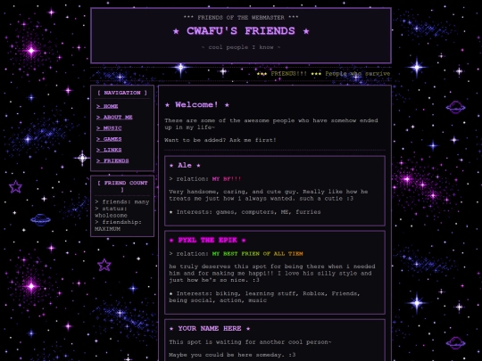 friends screenshot