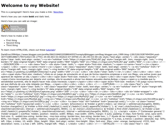 index screenshot