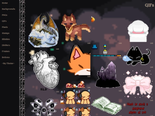 *Pages/giflinks screenshot