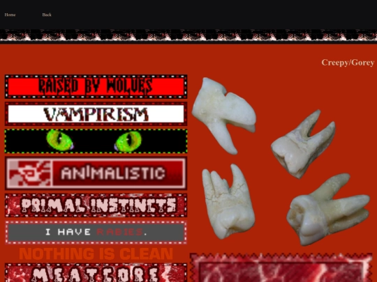 *Pages/themes/creepy screenshot