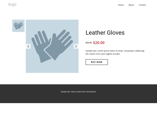Site2/products/leather-gloves screenshot
