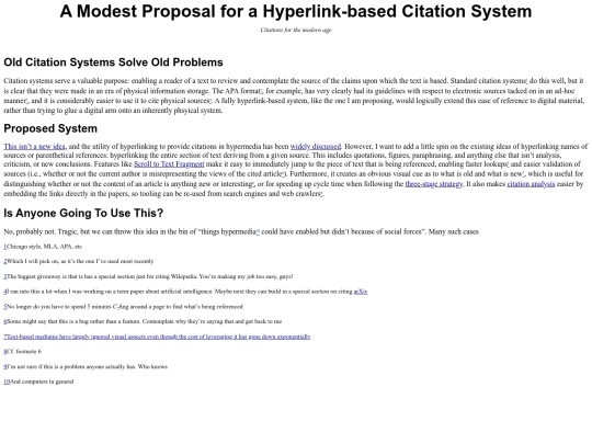 hypercitation screenshot