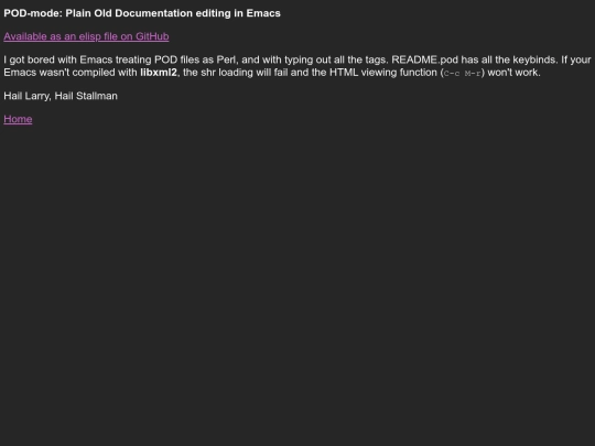 pod-mode screenshot