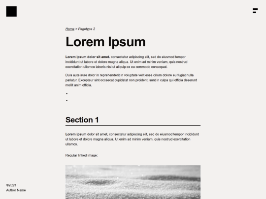 pages/pagetype2 screenshot