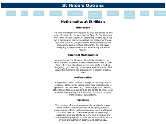 Mathematics screenshot