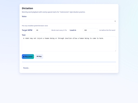 dictation screenshot