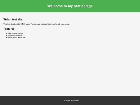 test screenshot