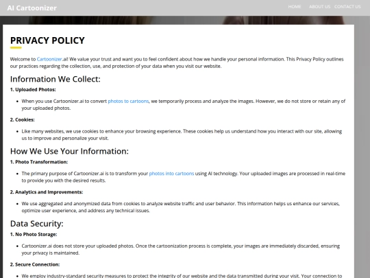 privacy-policy screenshot