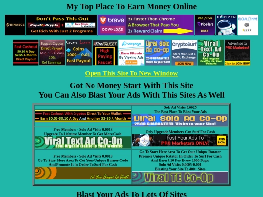 Sites/BlastYourAds screenshot