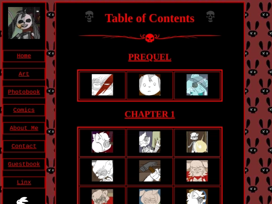 comics/tableofcontents screenshot