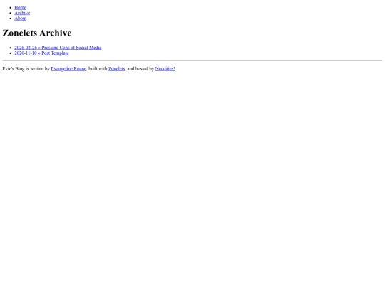 archive screenshot