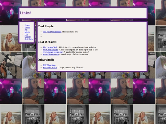 links screenshot