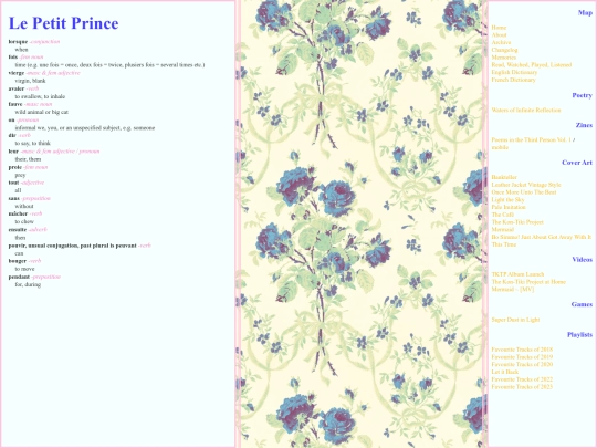 frenchdictionary/lepetitprince screenshot