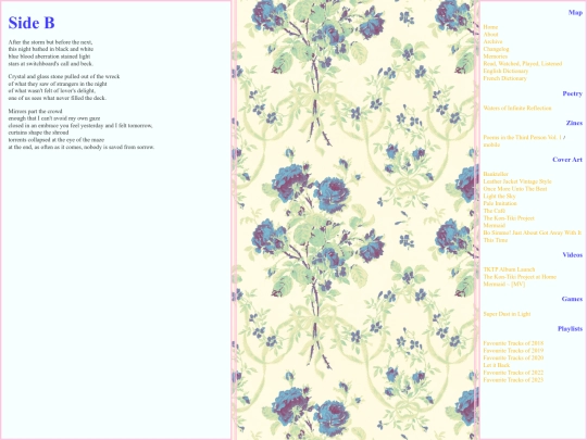 poems/sideb screenshot