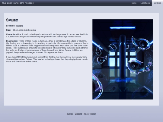 entities/spume screenshot