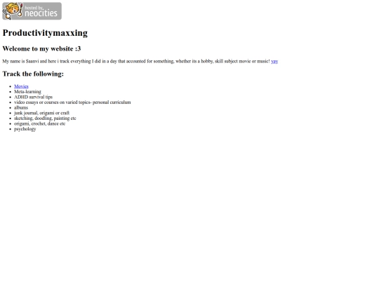 index screenshot
