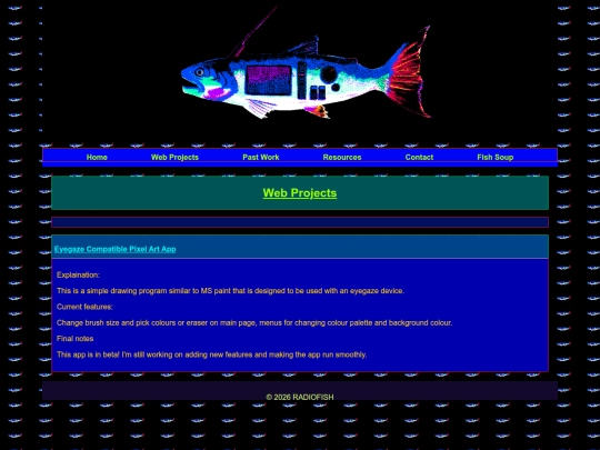 WebProjects screenshot