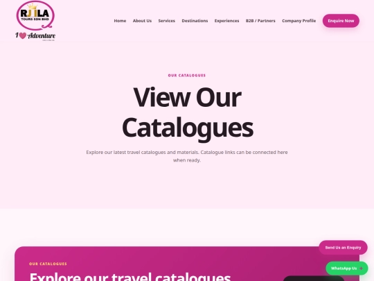 catalogues screenshot