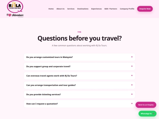 faq screenshot